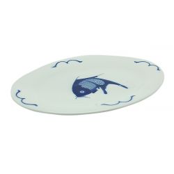 Prato Oval 10" - Peixe