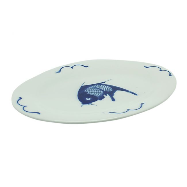 Prato Oval 10" - Peixe