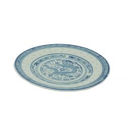 Placa Oval 12" - grão de arroz