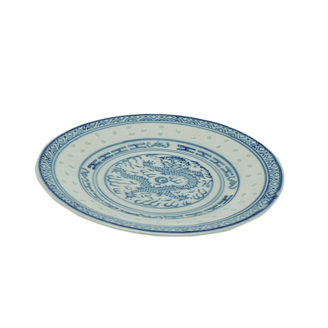 Placa Oval 12" - grão de arroz