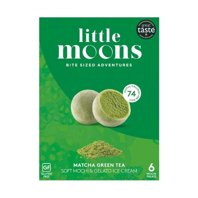 Mochi con helado de té verde (LITTLE MOONS). 192 g