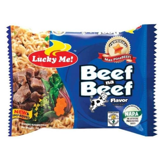 Macarrão Instantâneo com Carne (LUCKY) 55g