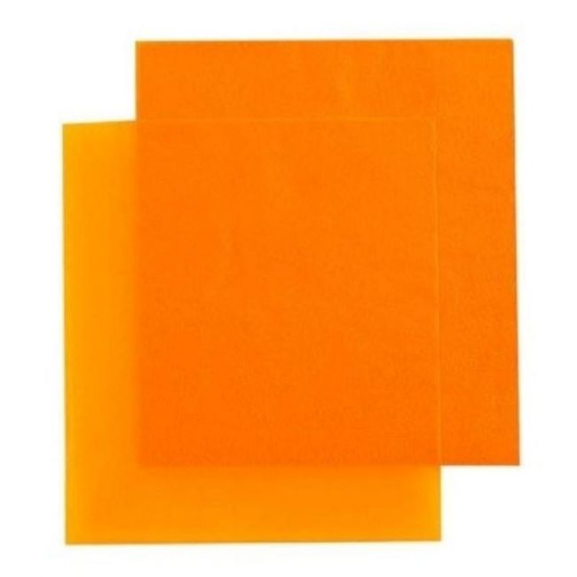 Folhas de soja laranja 20pcs 18x20cm (GLOBAL GOURMET) 70g