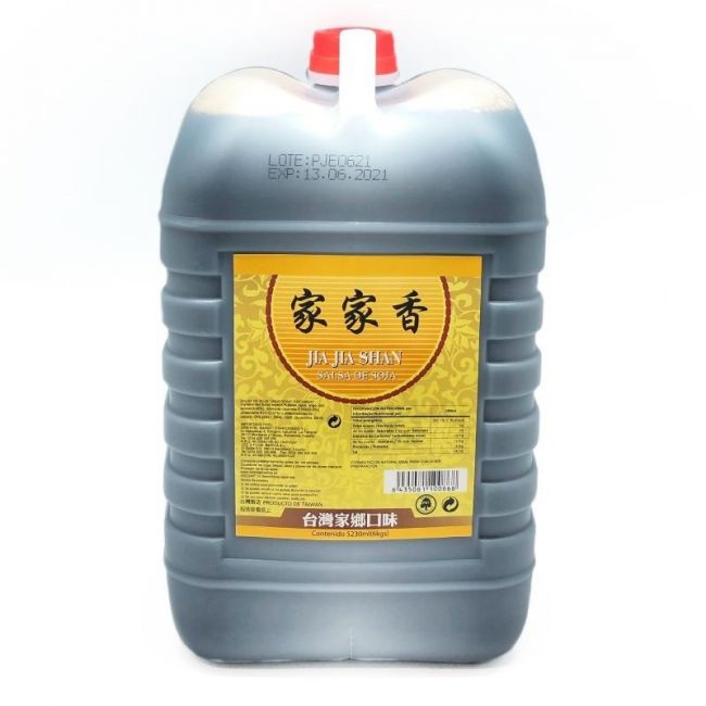 Salsa Soja (JIA JIA SHAN) 6kg. 5230 ml