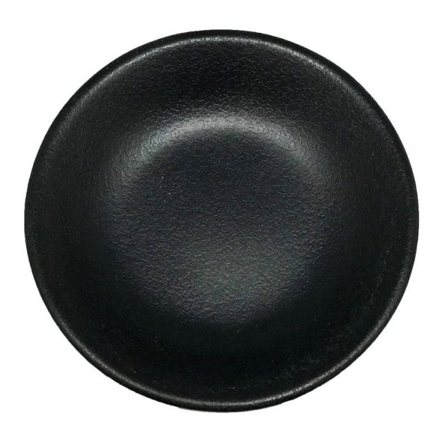 Prato de molho de melamina 8cm - Matte preto