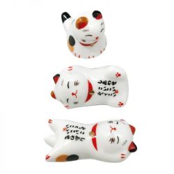 Soporte para Palillos Porcelana "Gato" 1u