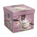 Bule de Porcelana 300ml Modelo: "White-Sakura"