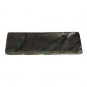 Plato 29X13cm. Negro-verde