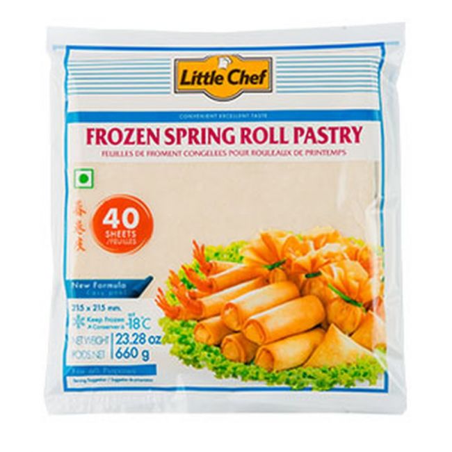 Pasta de Rollo 215mm 40pcs (LITTLE CHEF) 660g