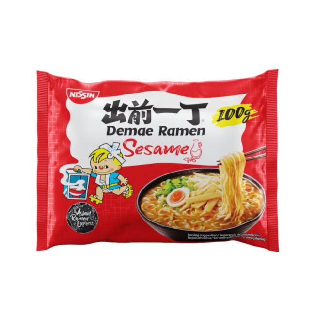 Tallarin Instantáneo sésamo (NISSIN). 100 g