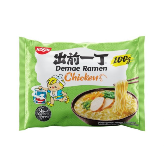 Tallarines Demae Ramen Instantáneo Pollo (NISSIN) 100g