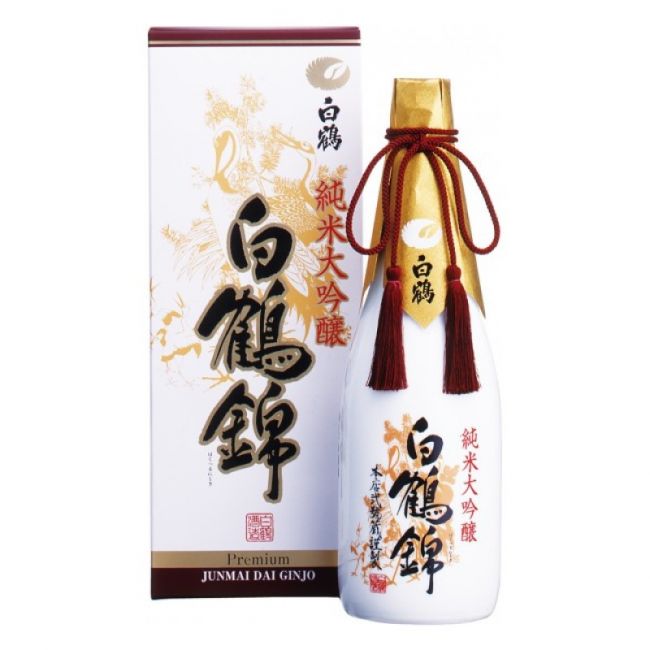 Sake Nishiki Junmai Dai Ginjo Premium (HAKUTSURU) 720ml (Alc.15,5%)