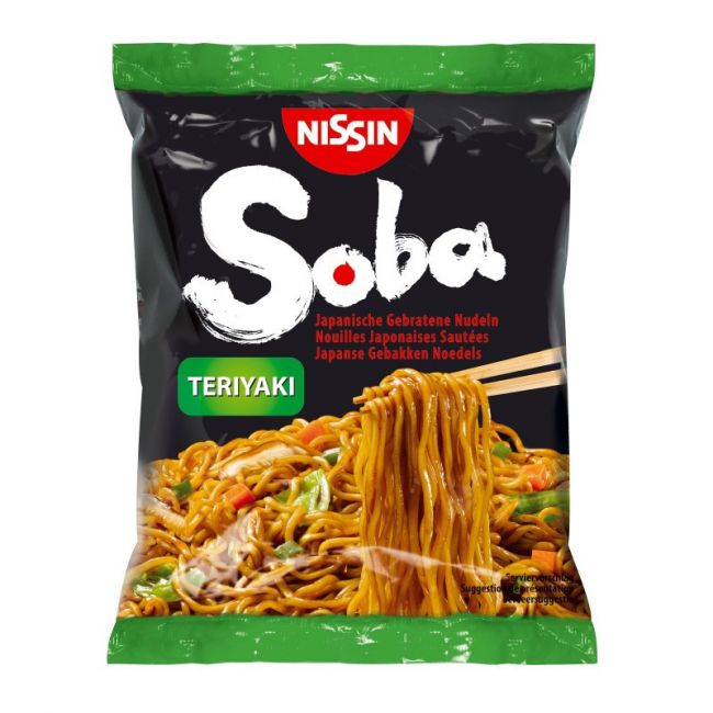 Yakisoba instantáneo teriyaki (NISSIN) 108 g