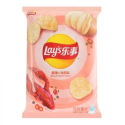 Chips Patata sabor Cangrejo de Rio Picante (LAYS) 70g