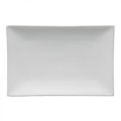 Plato Rectangular 26x18cm - Blanco