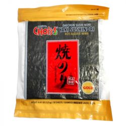 Alga Nori para Sushi 50 hojas Gold (CHOI'S1) 125g