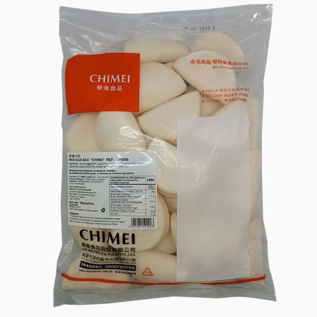 Pão Gua Bao 30 unidades (30g) (CHIMEI) 900g