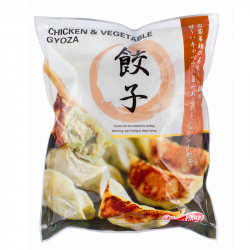 Gyoza de frango e vegetais...