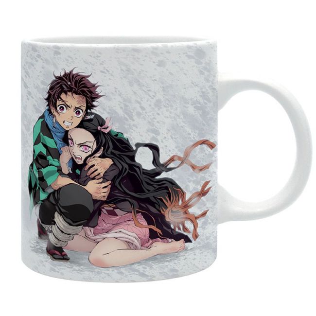 DEMON SLAYER - Caneca - 320 ml - Tanjiro & Nezuko - subli - Fosco