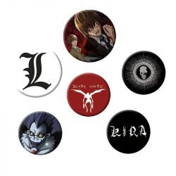 DEATH NOTE - Pack Pins -...