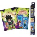 DRAGON BALL BROLY - Conjunto 2 pôsteres Chibi - Broly (52x38)