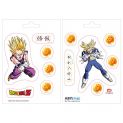 DRAGON BALL - Adesivos - 16x11cm/ 2 folhas - DBZ/ Gohan & Trunks