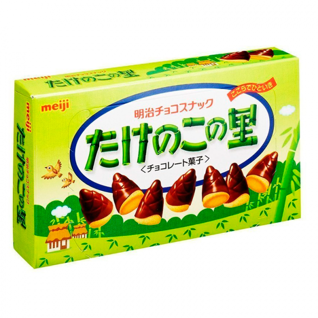 Bolinho de chocolate de bambu (MEIJI) 70g