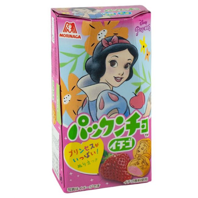 Cookie preenchido com creme de morango (MORINAGA) 45g