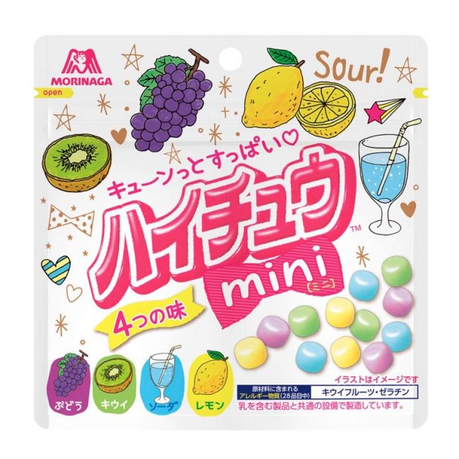 Doce em saqueta Hi-mastigável (MORINAGA) 60g