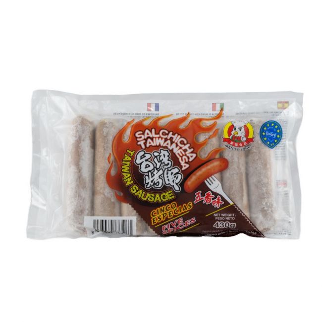 Linguiça de porco com pimenta preta (MENG FU) 430g