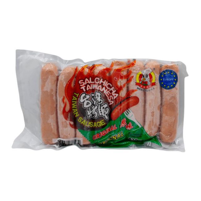 Linguiça de porco sabor original (MENG FU) 430g