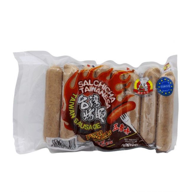 Salsicha de porco com cinco especiarias (MENG FU) 430g