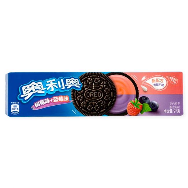 Biscoitos Creme de Mirtilo e Framboesa (OREO) 97g