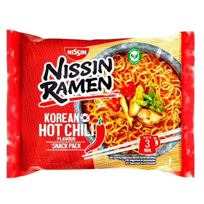 Macarrão ramen de pimenta quente coreano (NISSIN) 65,2g