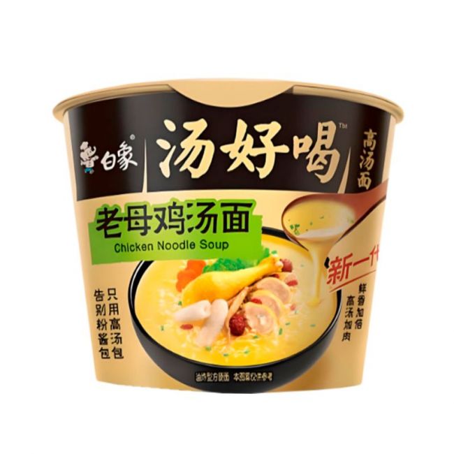 Sopa de macarrão instantâneo sabor frango (BAI XIANG) 108g