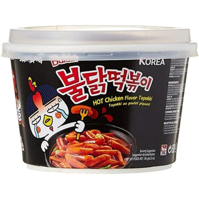 Bolo de arroz de frango picante (SAMYANG) 185g