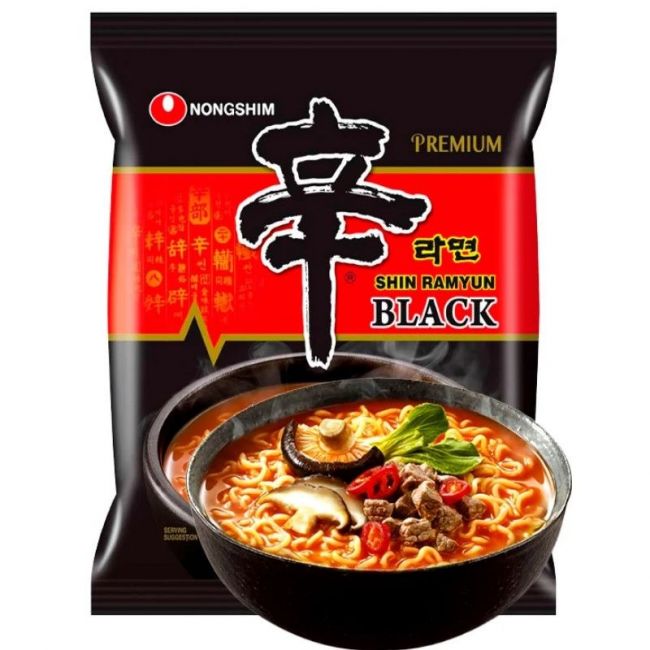 Macarrão preto premium Shin Ramyun 130g