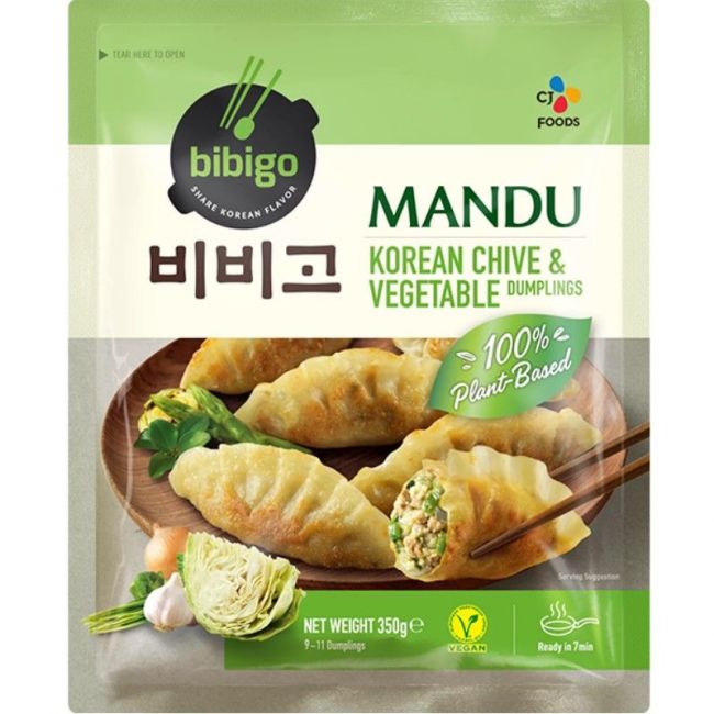 Cebolinha coreana e mandu vegetal (BIBIGO) 350g