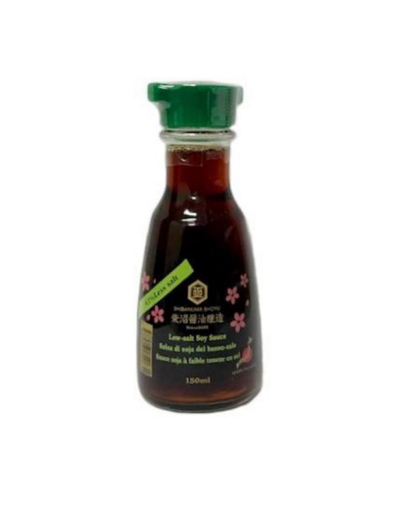 Salsa de soja shoyu koikuchi menos sal (SHIBANUMA) 150ml