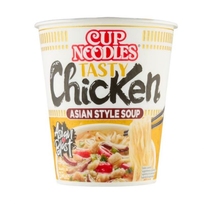 Tallarines xícara de frango (NISSIN) 63g