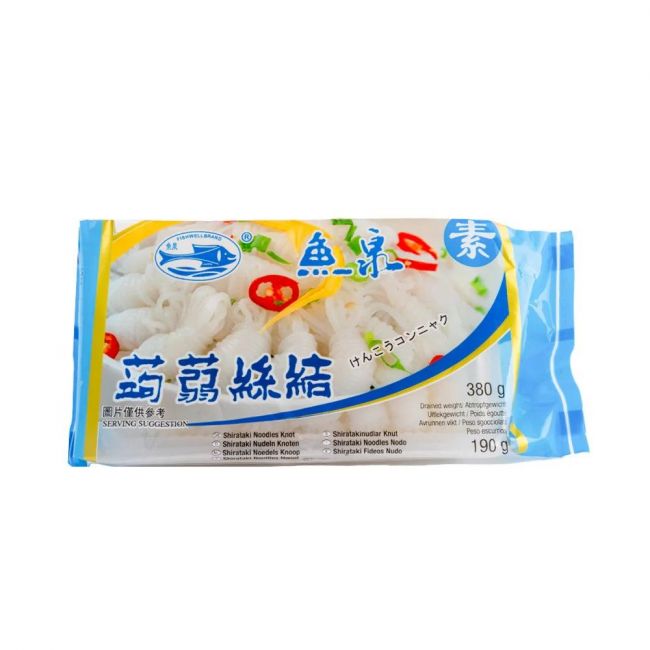 Fideo konjac shirataki Knot (FISH WELL) 380g