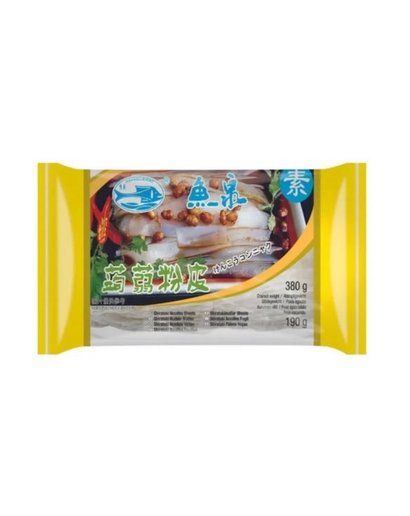 Fideo konjac shirataki ancho (FISH WELL) 380g