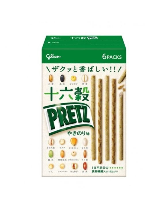 Palitos sabor algas asadas con 16 tipos de granos (PRETZ) 60g