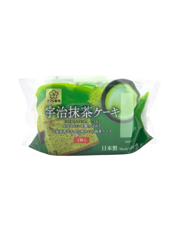 Pastel castella de Uji matcha (H FOODS) 120g