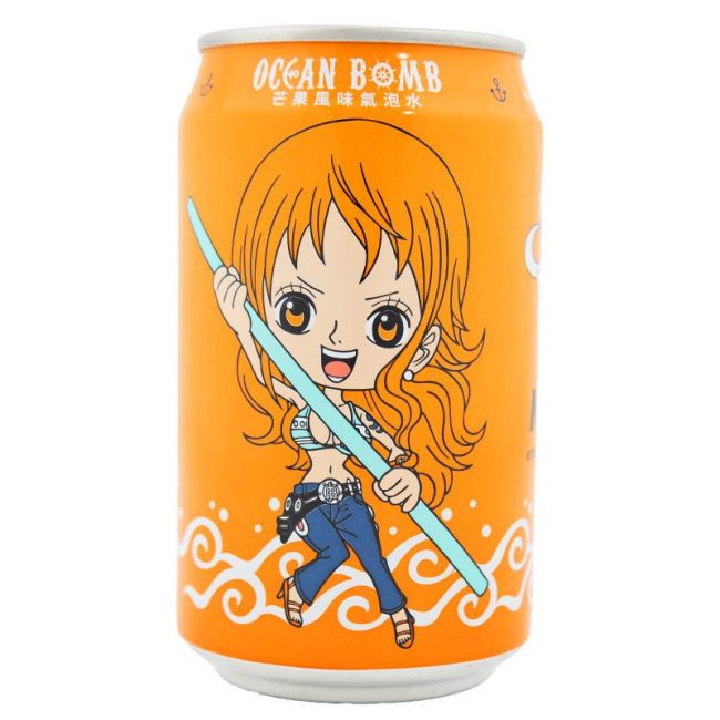 Bebida con gas Sabor Mango (OCEAN BOMB) 330ml