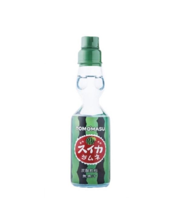 Bebida ramune sabor sandía (TOMOMASU) 300ml