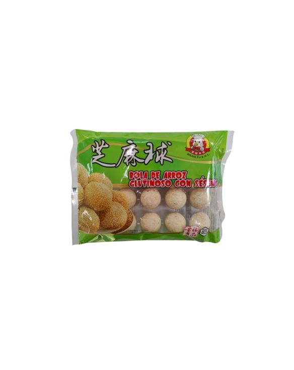 Bola de arroz glutinoso con sesamo (MENGFU) 400g