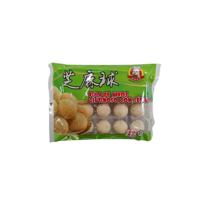 Bolinho de arroz glutinoso com gergelim (MENGFU) 400g