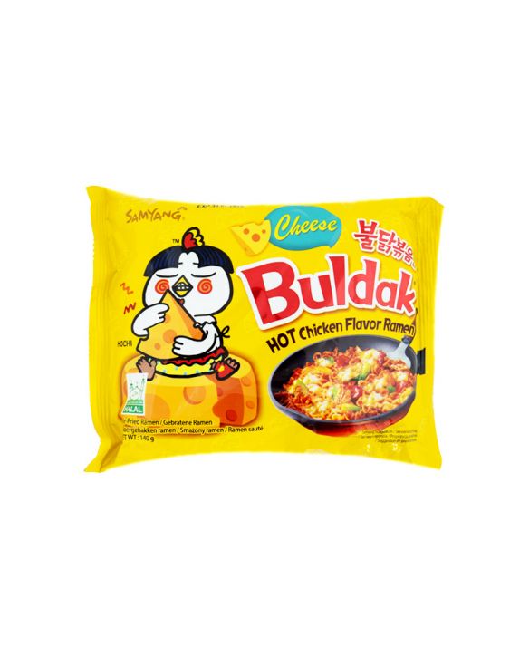 Tallarines BULDAK Samyang sabor Queso 140g.