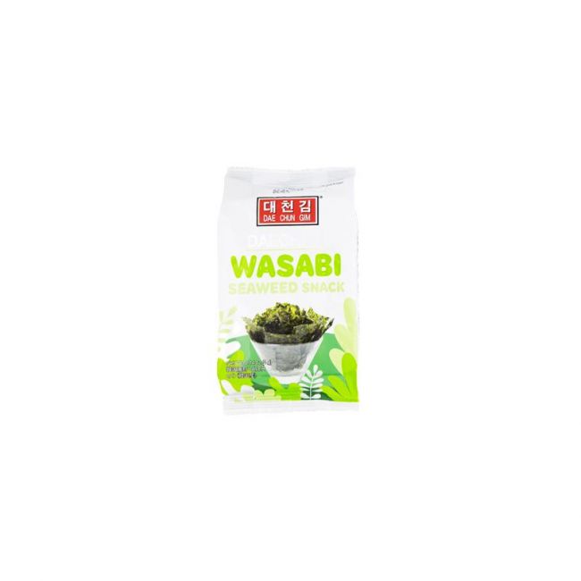 Alga marinha sabor wasabi (DAE CHUN GIM) 4g